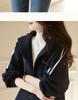 2023 Women's Casual Sporty Hooded Cardigan Jacket - Autumn/Winter Korean Style Baseball Short Jacket