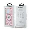 Karl Lagerfeld Klhmp15Lhmckmhp Iphone 15Pro 6.1 Różowy/Pink Iml Monogram Karl&Choupette Head Magsafe