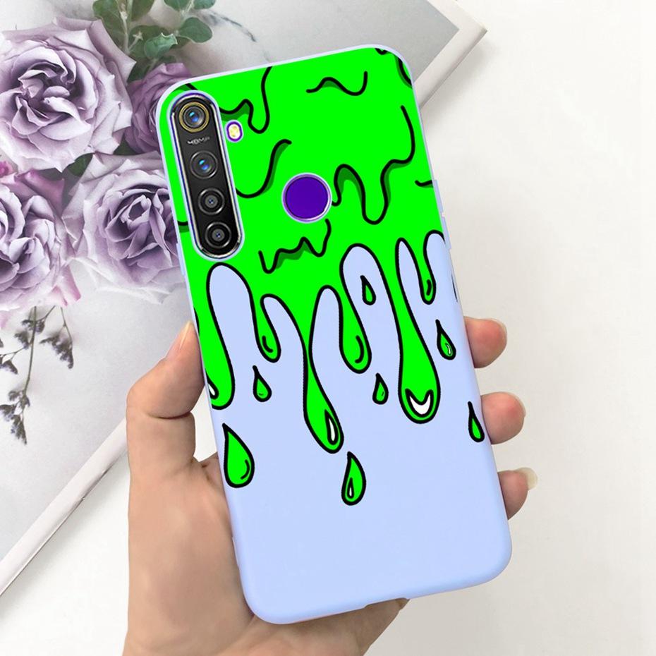 Fashion Case For Realme 5 Pro 5i 5s Soft Silicon Protective Cover For Realme5 5 i 5Pro Jelly Phone Cases