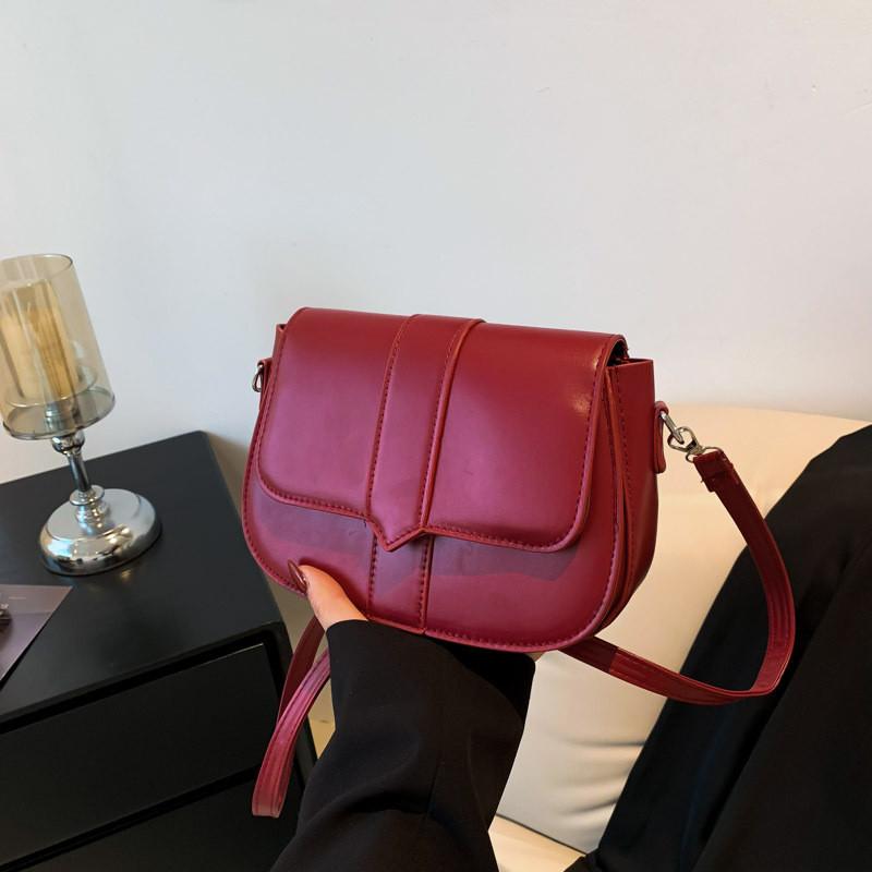 Vintage Chic Pu Shoulder Bag For Women Trendy Street Style Underarm Bag 2023