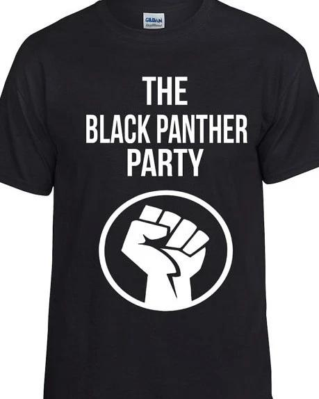 Black Panther Party Panther Power Tee shirt t-shirt Protest Revolution Fist S