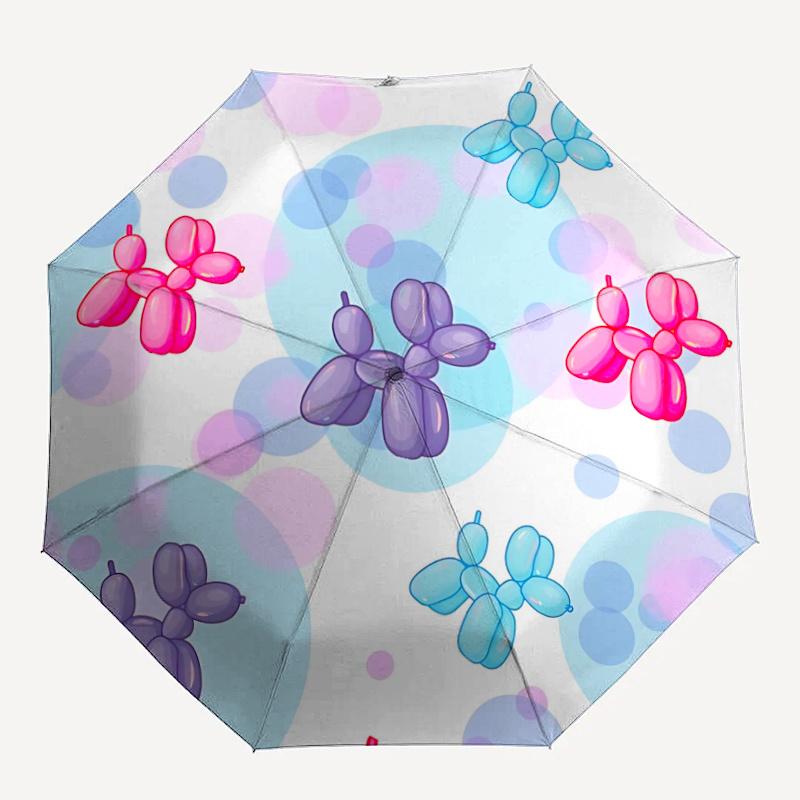 

1pc Balloon AnimalsAutomatic Open/close Umbrella, 8-Rib sturdy structure, Portable Travel Umbrella, Parties, Everyday Usec46