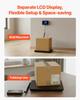 Digital Postal Scale, 10 g/100 g Dual Accuracy, 200 kg Commercial Weight Scale with Hold/Tare Function & LCD Display, Fit for Packages, Postage,