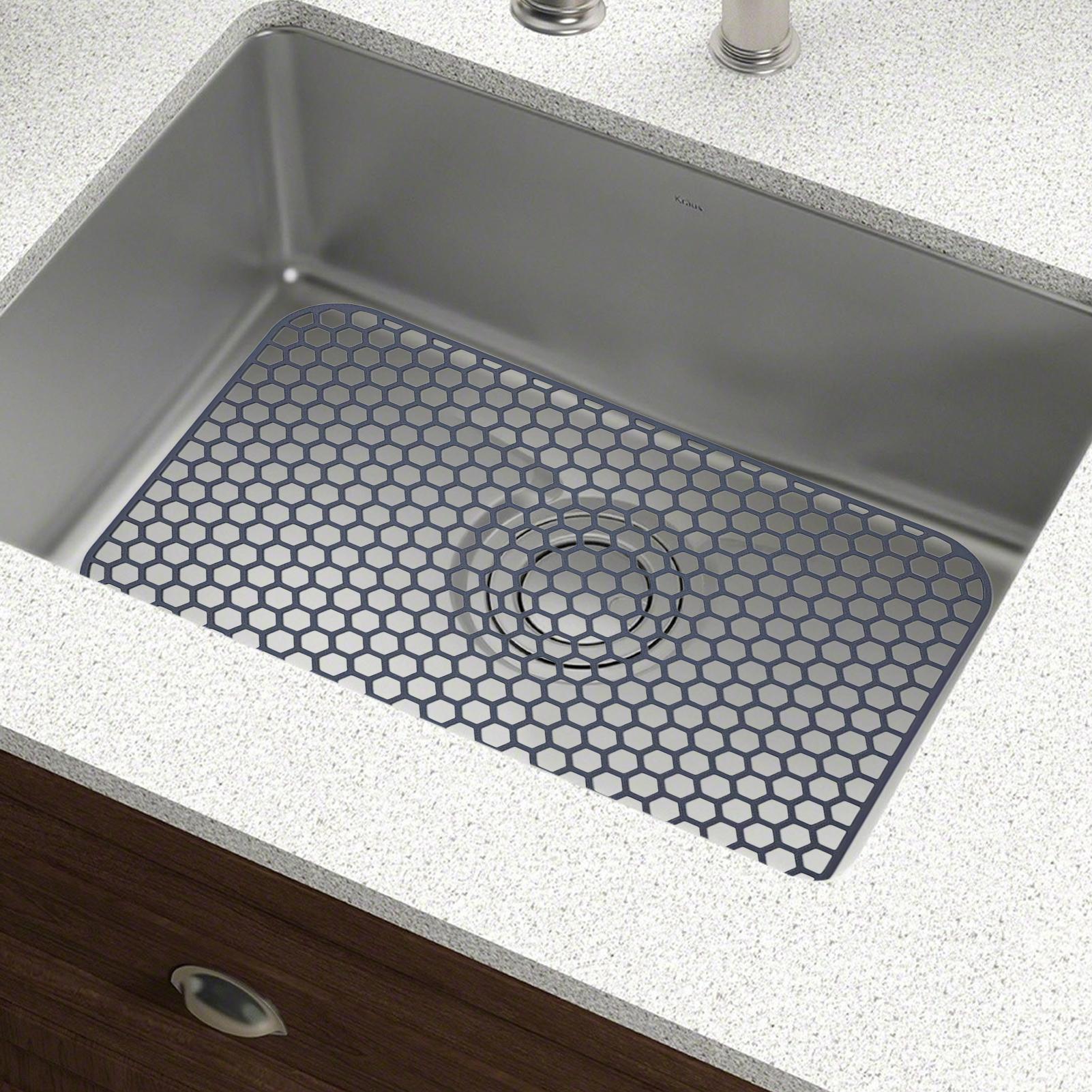 Kitchen Sink Silicone Protector Silicone Kitchen Sink Protector Mats Heat Resistant Hot Cookware Pad Dish Drying Rack For Soup