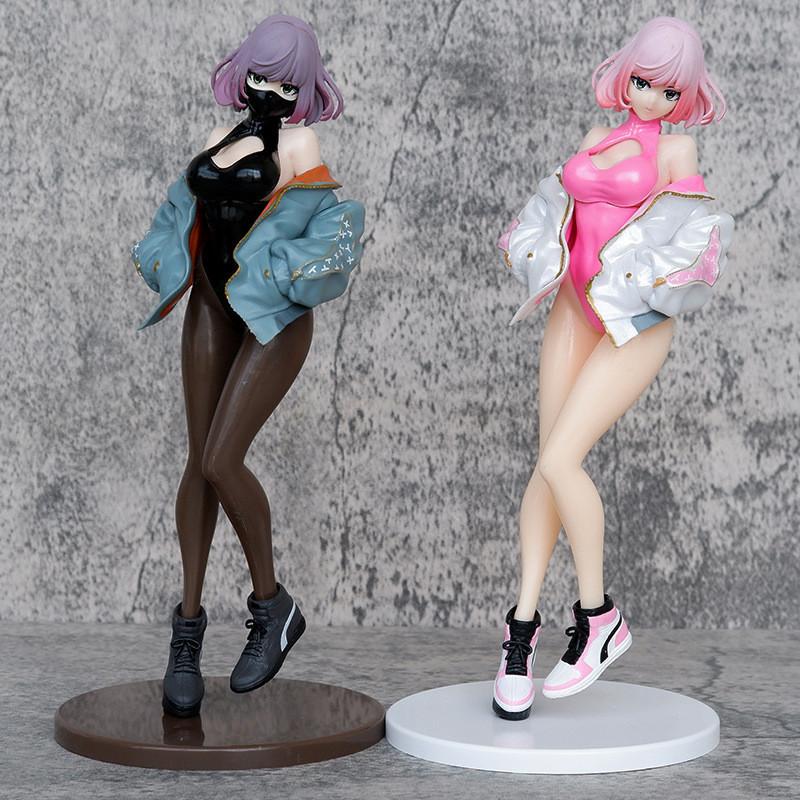 23cm Masked Girl Luna Illustration Biya Painter Manga Figure PVC Model Peripherals Manga Action Figure Birthday Gifts Toys Game