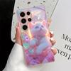 Cute cat pattern glass phone case suitable for Samsung Galaxy S26 S25 S24 S23 S22 S20 FE/Ultra/Plus shockproof back cover