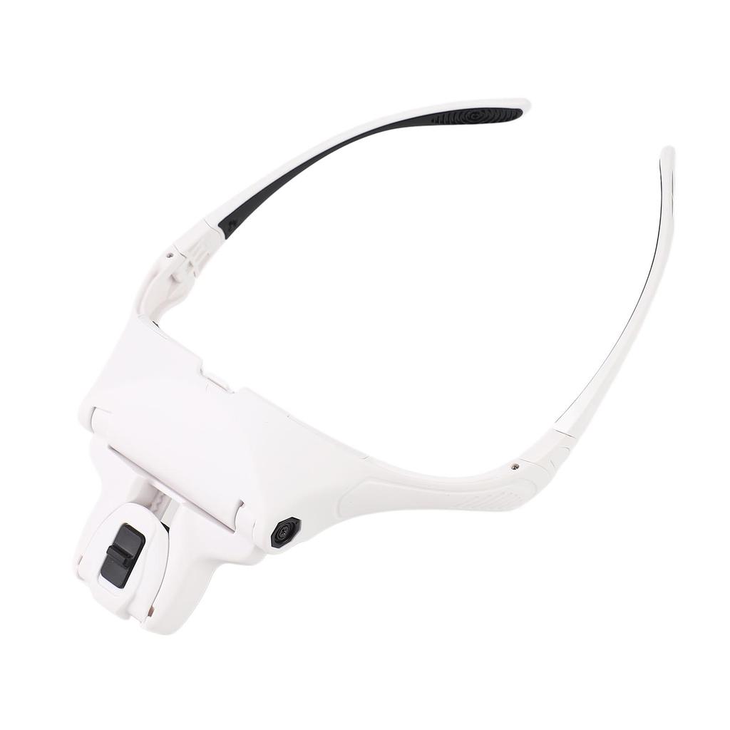 Magnifying Glass for Reading with LED Light And Headband Head Magnifier with 5 Lenses 1.0X 1.5X 2.0X 2.5X 3.5X
