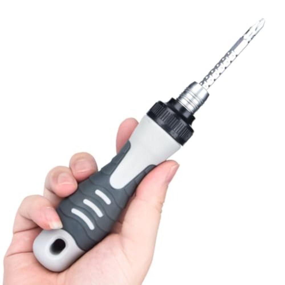 Semi-automatic Ratchet Screwdriver Cross Head Multi-use Screwdriver  Workshop
