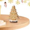 Table Christmas Tree Resin Gingerbread Party Supplies Gingerbread Tree Christmas Figurines Table Decor For Holiday Indoor Desk