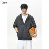 2026 Unisex Retro Striped Zip-Up Hoodie - Loose, Casual Jacket
