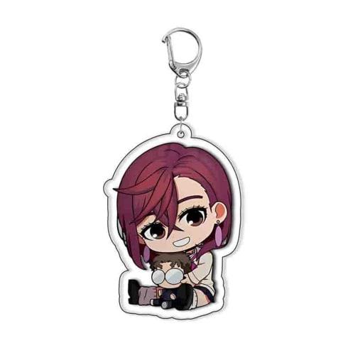 LEBINDY Dandadan Keychains (Set of 6) - Dandadan, Momo Ayase, Ken Takakura, Turbo Babaa, Hoshiko Ayase, Acrylic Keychain Pendants, Decorative Anime Ch