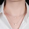 Double Layer Freshwater Pearl Choker Necklace, s925 Sterling Silver, 18k Gold Plated, Gift for Christmas and Qixi