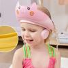 Bonnet de douche pour bébé en forme d'animal mignon – Bonnet souple réglable pour shampooing bébé, Imperméable Protection des yeux et des oreilles, Bonnet de bain pour enfant