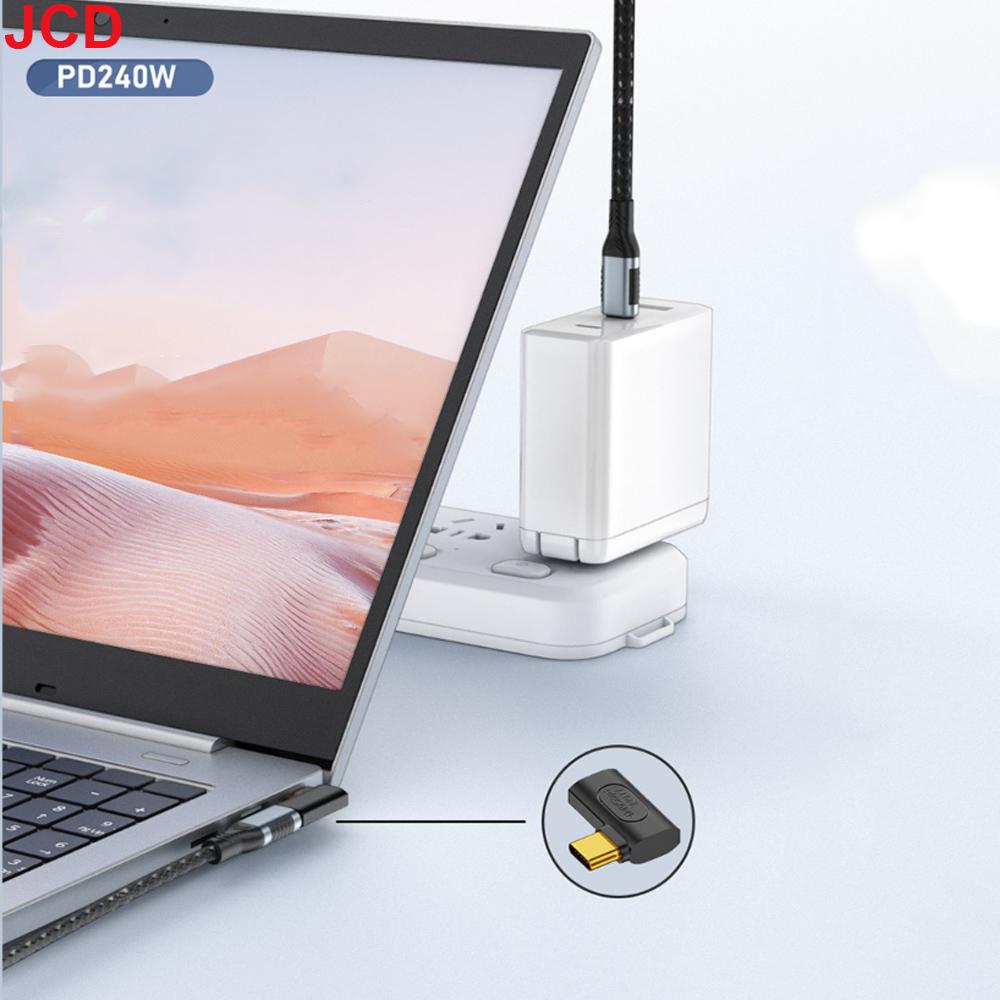 240W USB C Extender Adapter 90/180 Degree Type C Male to Female Extender OTG 40Gbps Fast Data Adapter Converter Charging Adapter