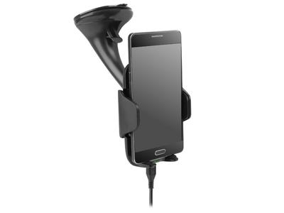 Universal Suction Cup Holder with Wireless Charging Function