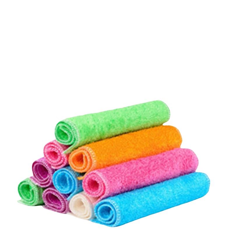 Bamboo Fiber Kitchen Dishcloth Set