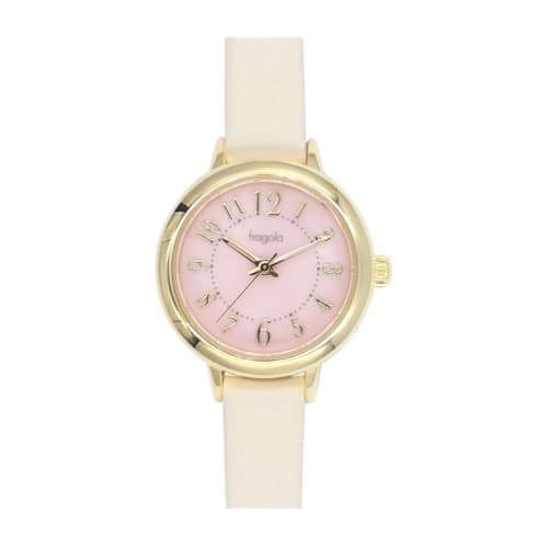 Fragola 10 ATM Water Resistant Shell Watch H04822A-1 GD/IV Women's Ivory