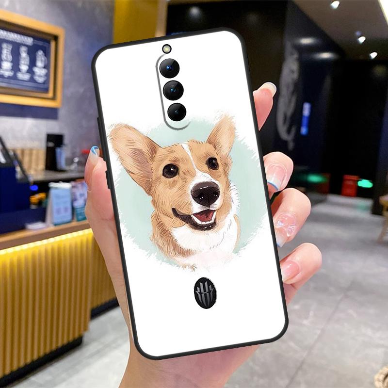 Corgi Funny Puppy Phone Case For ZTE Nubia RedMagic 11 10 9 8 8S 9S 10S Pro Plus 5G 6 7 6S 7S Pro 11 Air Cover