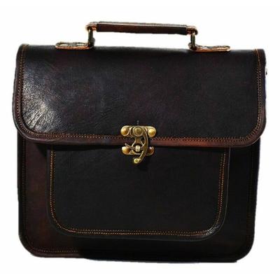 Women's Beautiful Satchel Top Handle Cross-body Messenger Bag Real Goat Leather