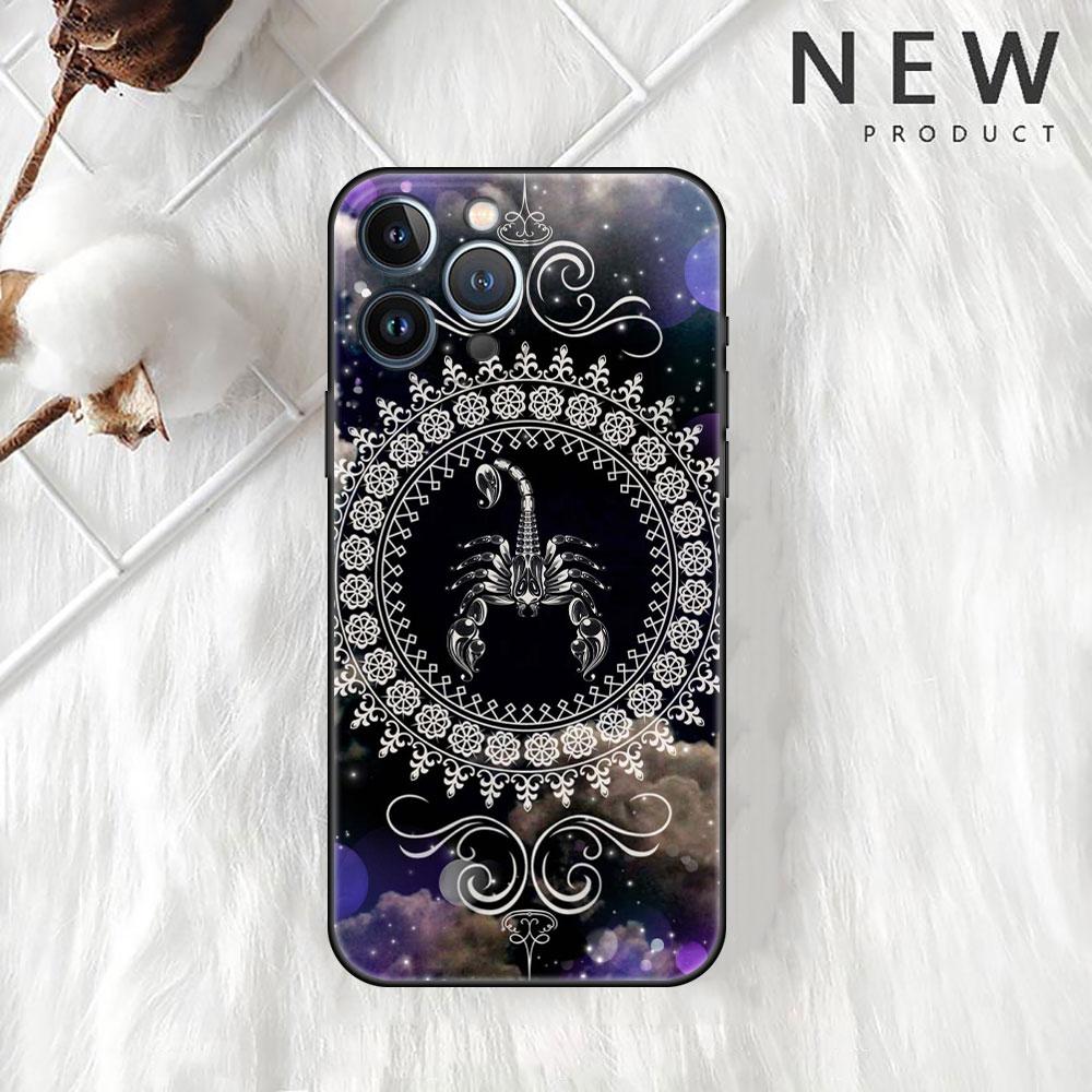 Mandala 12 Constellations Case For Apple iPhone 14 Pro Max 13 11 12 Mini SE 7 8 Plus X XS 6 6S Silicone Phone Cover Soft Funda