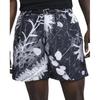 Nike All-Over Print Fitted Mid-Rise Drawstring Sports Shorts Men Shorts Black DV9546-010