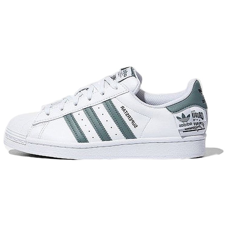 Adidas Originals Superstar  White Hazy Emerald  HQ6455 44.5