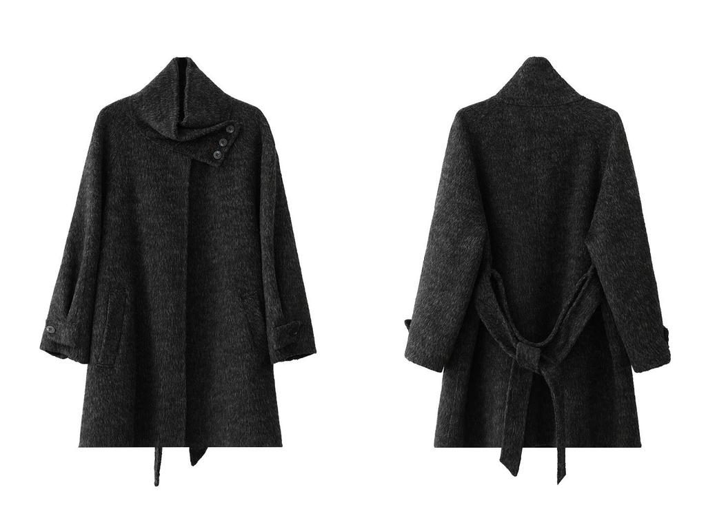 SRYS AME Women's Elegant Mid-Length Stand-Up Collar Wool Coat – Autumn/Winter