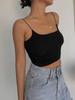 Tank Top Solid Halter Crop Tops Women Summer Camis Backless Camisole Fashion Casual Tube Female Sleeveless Cropped Vest