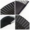 Fan Fan Set with Checkered Black [Osaka Choseido] Fan, Men's, Fashionable, Business, Bag, Holder, Handkerchief, Lattice,