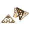 4pcs With Screws Corner Guard Pure Brass Edge Guard Decorative Box Corner Protector  Jewelry Box