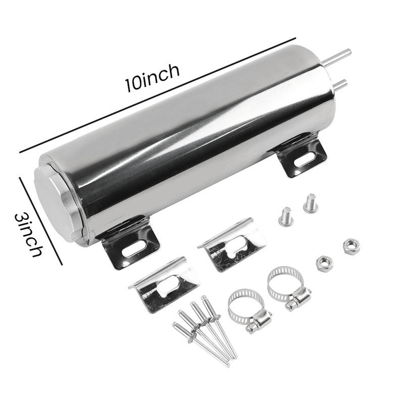 Powerful 3X10 Inch Radiator Overflow Tank Bottle Coolant Overflow Tank Universal Car Supplies Accessories