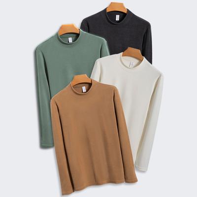 Devlrite Thermal Underwear Men's Half Turtleneck Base Shirt Men's Cashmere Protein T-shirt Thermal Top
