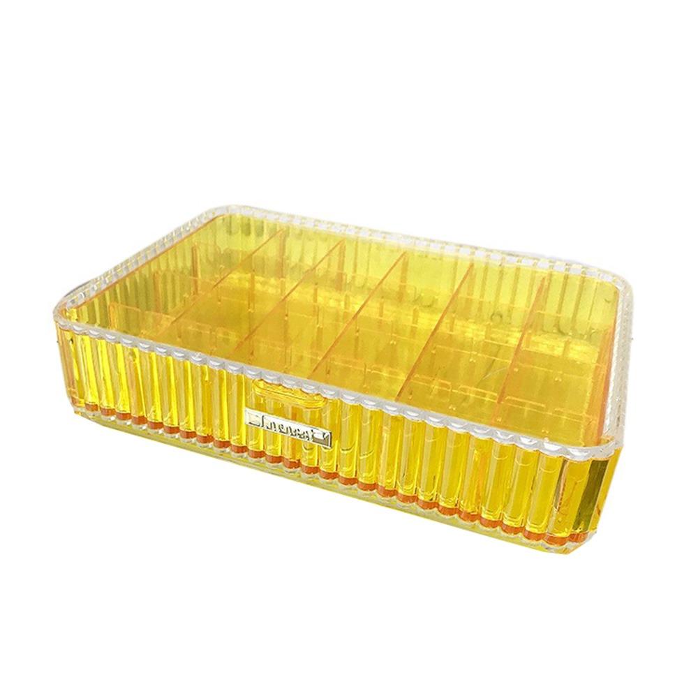 

Drawer Type Nail Art Jewelry Storage Box False Tip Container Nail Art Accessories жёлтый