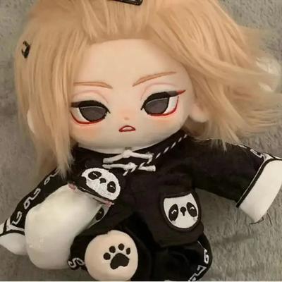 20cm Lalki Bawełniane Wypchane Anime Tokyo Revengers Sano Manjiro Śliczny Mikey Pluszowa Marionetka Zabawki do Przebierania Kolekcjonerski Prezent dla Dzieci