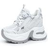 Inner Heightening Women's Shoes 10cm New Breathable Dad Shoes Platform Mesh Small Sports Casual Shoes Women A8910