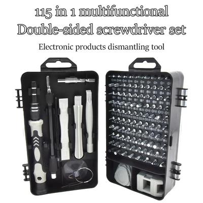 115 In 1  Electronics Screwdriver Set Precision Screwdriver Tools Nut Driver Laptop Repair Professional Magnetic Repair Tools