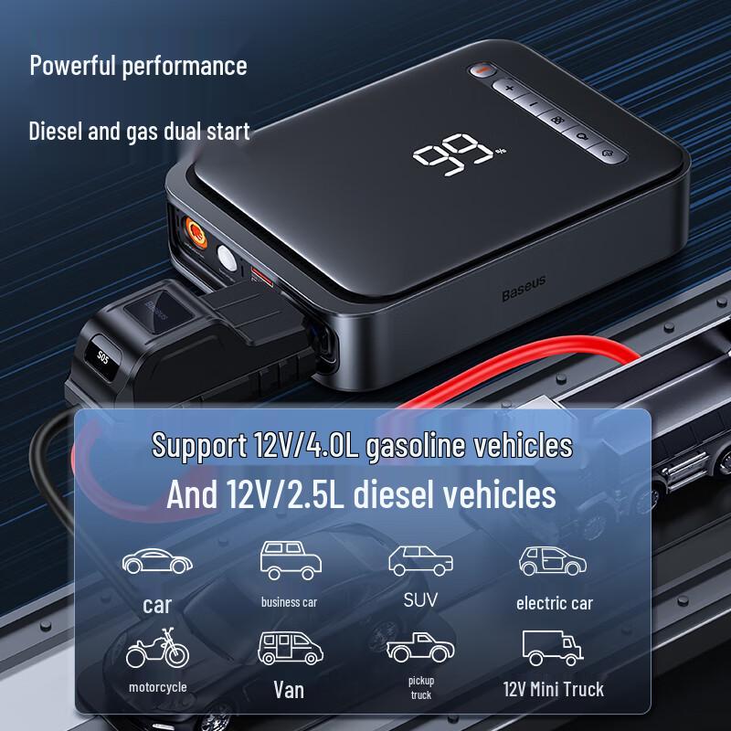 Baseus Multifunctional Car Jump Starter & Air Compressor