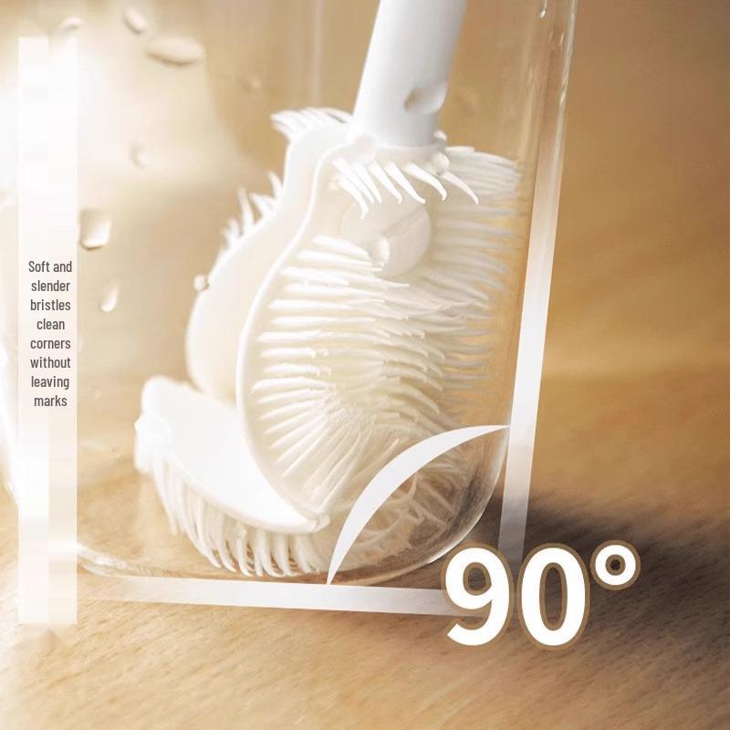 

Силиконовая щетка с длинной ручкой для чистки чашек, детских бутылочек, блендеров и термосов 1 silicone cup brush