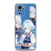 Phone Case For Xiaomi Redmi Note 14 13 12 4G 9S 9 10 11 Pro Plus 5G 14C 13C 12C 10C 9A Clear Cover Genshin Impact Lovely Furina