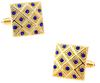 Igame Crystal Cuff Links Quality Brass Material Stone Cufflinks For Wedding Men