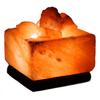 Umeken Honpo Rock Salt Lamp, Square Chunk Himalayan Salt, Socket, Power Cord, Made In Japan, Interior Decor