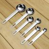 AOOSY 18-8 Stainless Steel One-Piece Measuring Spoon Set (6 Spoons, Tablespoons, Teaspoons) - Durable, Dishwasher Safe, for Baking, Cooking, and