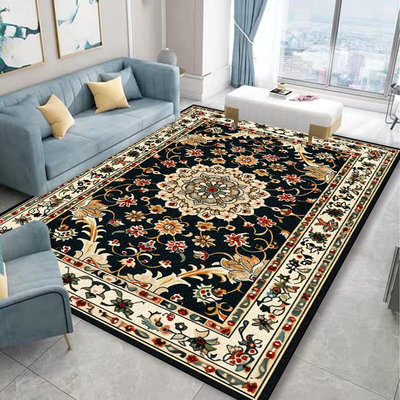 

Boho Large Carpets for Living Room Decoration Sofa Area Rugs Non-slip Bedroom Bedside Rug Easy Cleaning Sofa Coffee Tables Mats 60x90cm