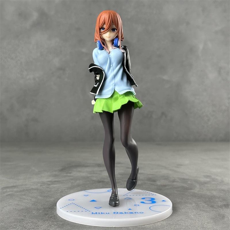 1PC The Quintessential Quintuplets Miku Nakano PVC Action Figure Anime Figure Model Toys Collection Doll Gift