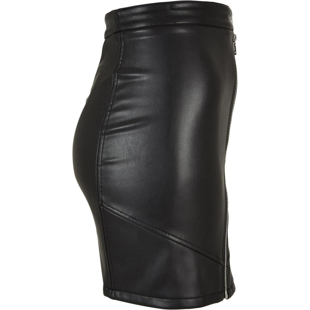 Urban Classics Womens/Ladies Biker Faux Leather Skirt
