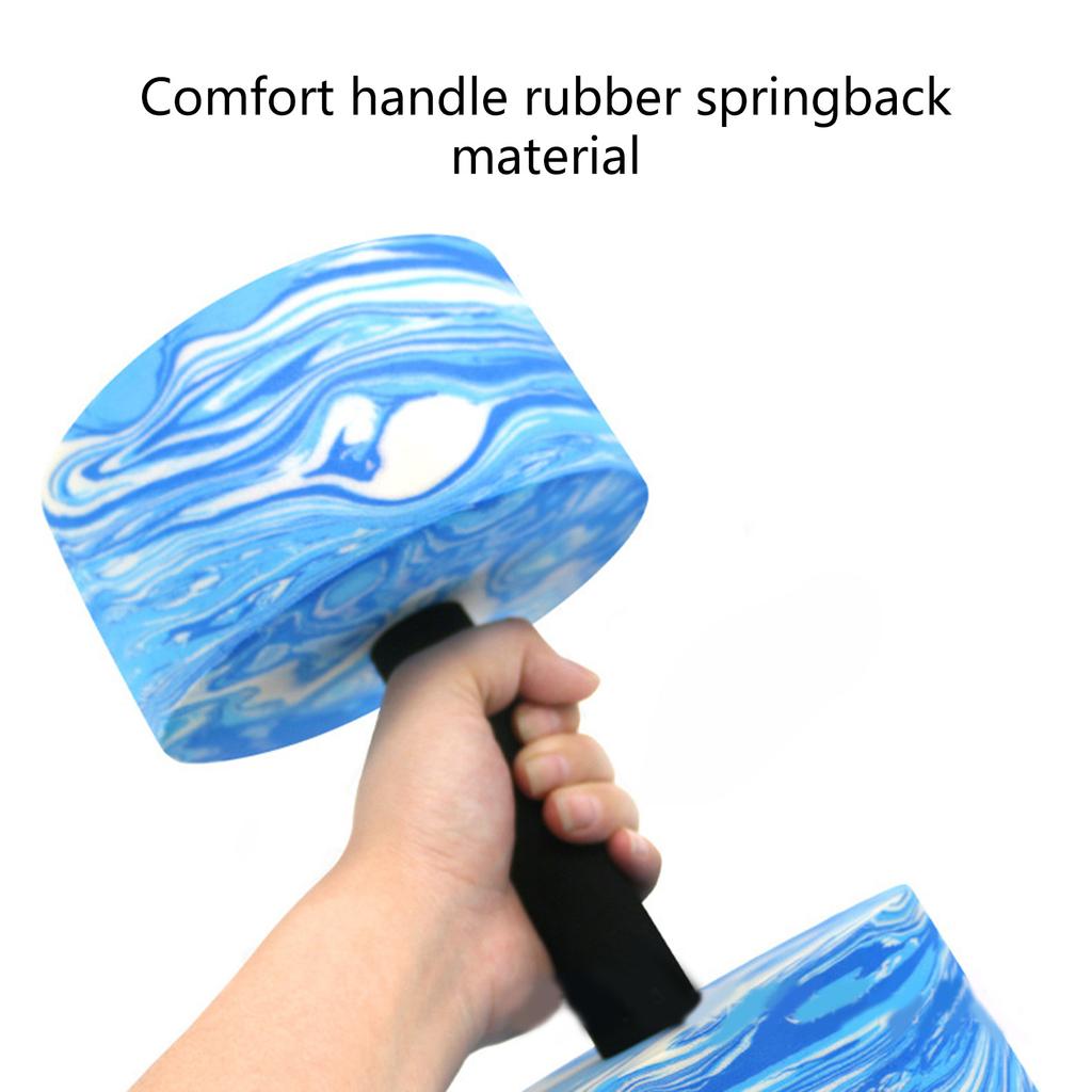 1Pair High Density EVA Foam Dumbbells Aquatic Exercise Dumbells Aqua Fitness Barbells Water Fitness Exercises Equipment