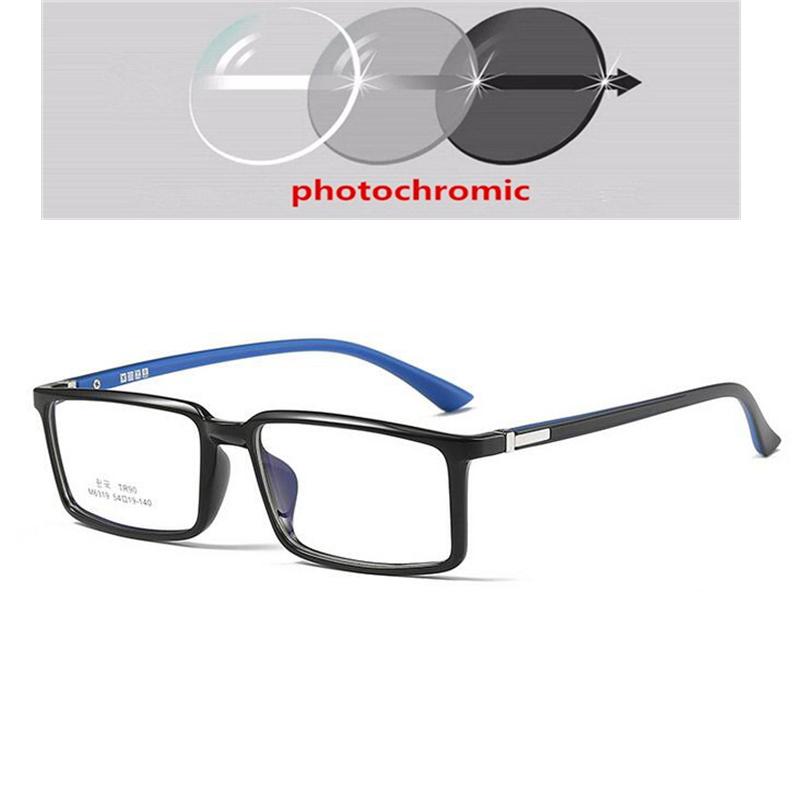 Anti-Blue Light Square Prescription Eyeglasses Women Men  Myopia Lens Optical Spectacle Myopes Lunettes 0 -0.5 -0.75 To -4.0