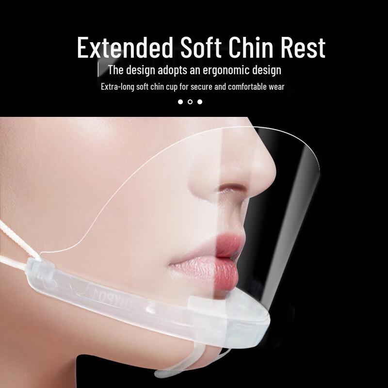 Disposable Transparent Anti-Fog Face Masks