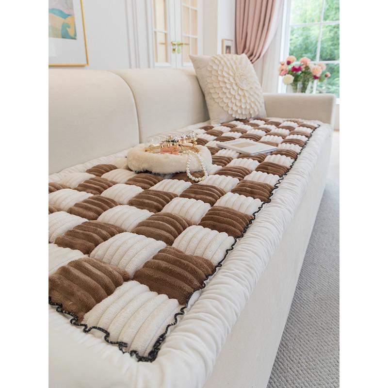 

Зимняя плюшевая утолщенная подушка для дивана, ковер для спальни, нескользящая подушка из цельного дерева из красного дерева, офисная подушка, подушка для дивана 50*50