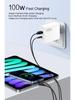 100W Multi-Port Fast Charger for Apple & Samsung, EU/UK PD Adapter
